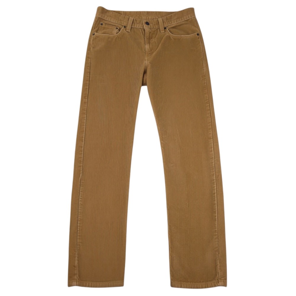 Levi's Corduroy Pants Women 27 Golden Tan Straight Leg Casual 5 Pocket Jeans